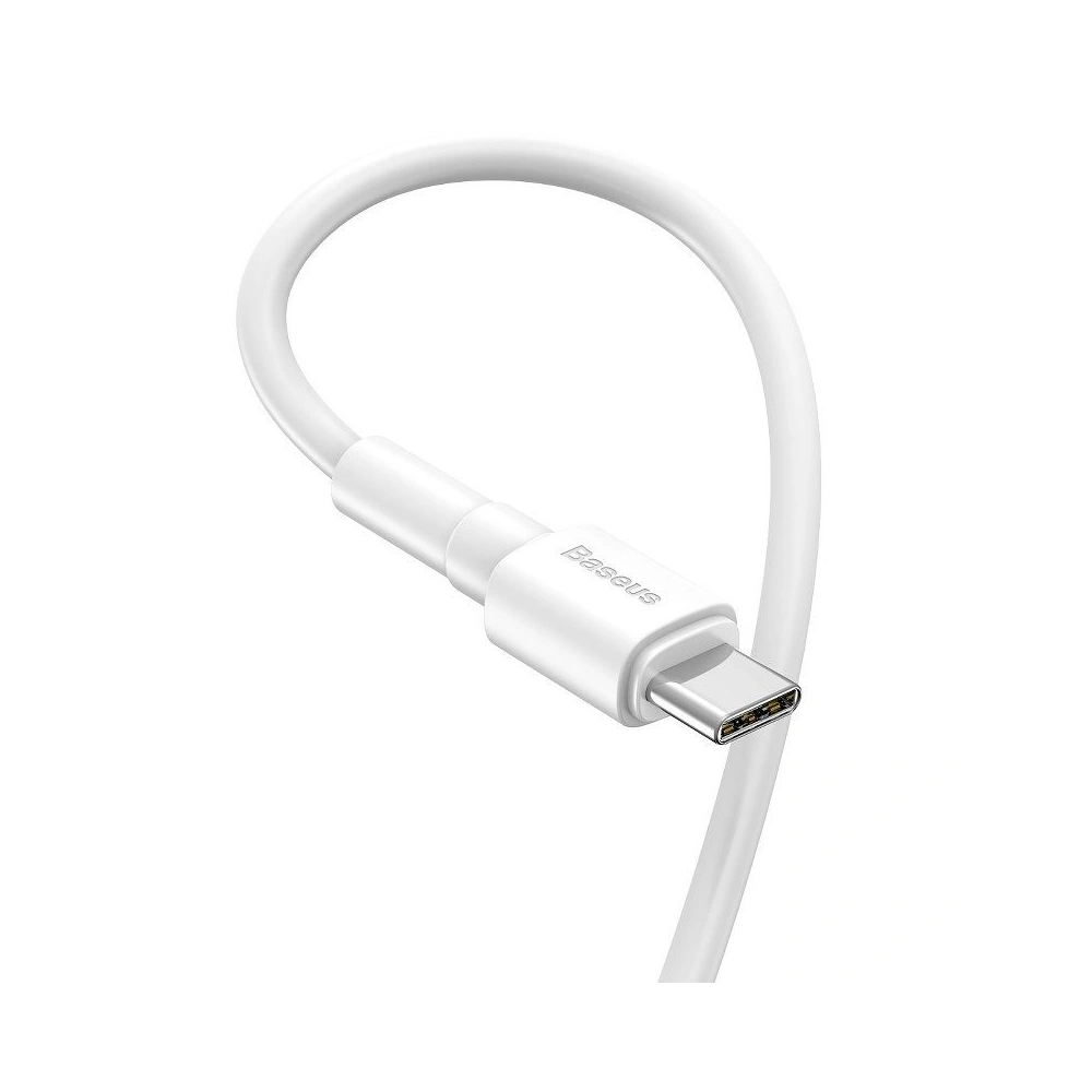Kabel USB-C Baseus Mini 3A 1m (biały)