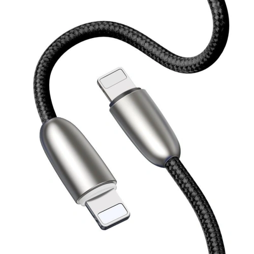 Kup Podświetlany kabel USB Lightning Baseus Torch 2.4A 1m (czarny) - BSU762BLK - {ean13} - Sklep Home Screen