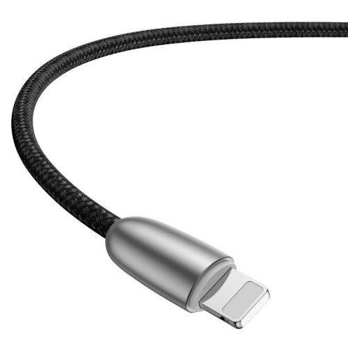 Kup Podświetlany kabel USB Lightning Baseus Torch 2.4A 1m (czarny) - BSU762BLK - {ean13} - Sklep Home Screen