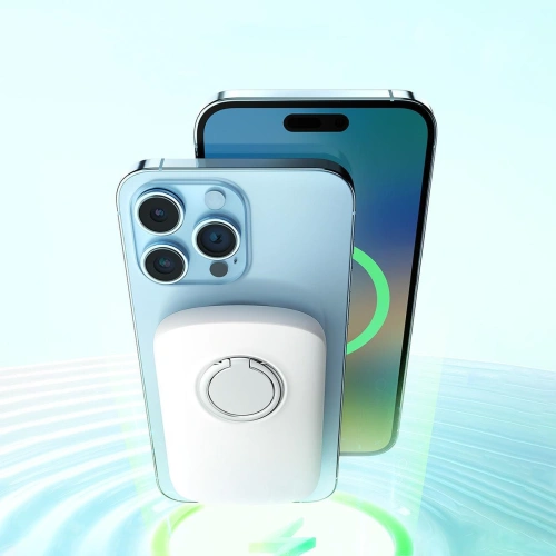 Buy Powerbank with wireless charging Joyroom JR-W030 6000mAh with ring and stand up to 20W white - JYR629 - {ean13} - Home Screen Store Europe
