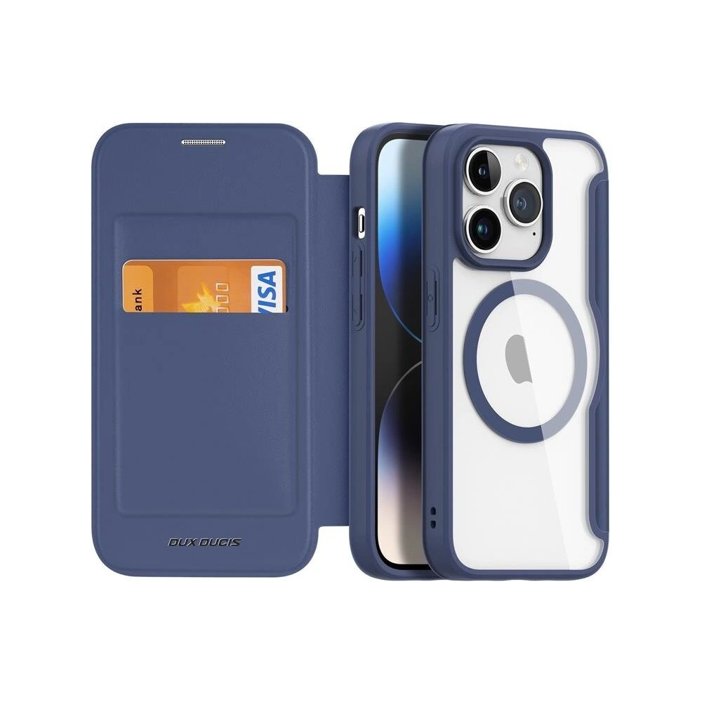 Etui Dux Ducis Skin X Pro MagSafe Apple iPhone 15 Pro niebieskie