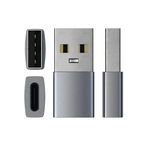 Kup Adapter Satechi aluminiu USB-A / USB-C gri spațial - STH132 - {ean13} - Sklep Home Screen