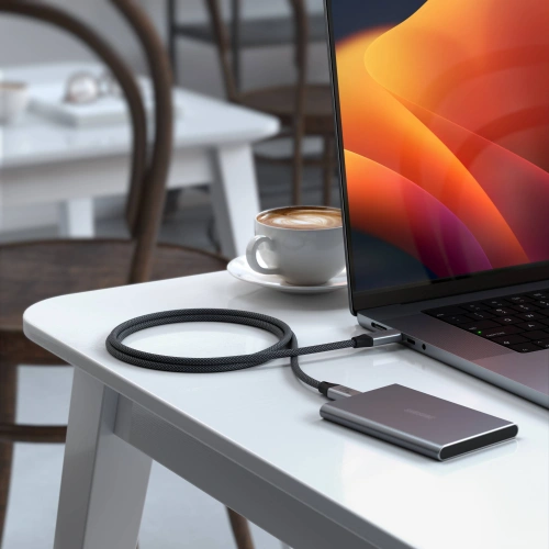 Buy Satechi USB-C / USB-C, USB 4.0, 240W, 40Gbp,s 8K60Hz / 4K120Hz space gray - STH127 - {ean13} - Home Screen Store Europe