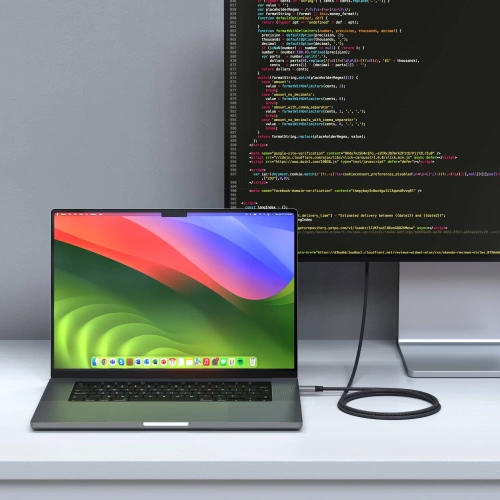 Buy Satechi USB-C / USB-C, USB 4.0, 240W, 40Gbp,s 8K60Hz / 4K120Hz space gray - STH127 - {ean13} - Home Screen Store Europe