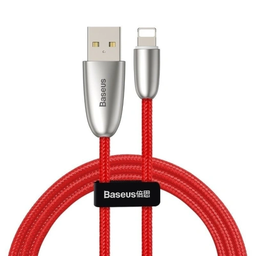 Buy USB Lightning Baseus Torch LED Light 2.4A 1m Red - BSU765RED - {ean13} - Home Screen Store Europe