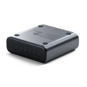 Buy Satechi 6-Port wall charger 6xUSB-C, GaN, 200W, PD, GaN space gray - STH126 - {ean13} - Home Screen Store Europe