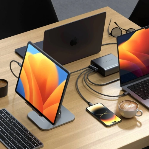 Kup Netzteil Satechi 6-Port 6xUSB-C GaN 200W PD GaN space gray - STH126 - {ean13} - Sklep Home Screen