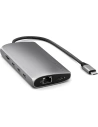 Kup Adaptér Satechi USB-C Multiport 8K USB-C / USB-C, HDMI, 3xUSB-A 3.2 Gen 2 10Gbps, USB-A 3.2 Gen 1 5Gbps, SD/TF vesmírně šedý - STH137 - {ean13} - Sklep Home Screen