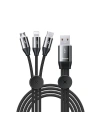 Kup Baseus USB 3-in-1 Kabel Car Co-Sharing Micro / USB-C / Lightning, 3.5A 1m (schwarz) - BSU766BLK - {ean13} - Sklep Home Screen