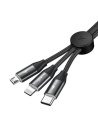 Kup Baseus USB 3-in-1 Kabel Car Co-Sharing Micro / USB-C / Lightning, 3.5A 1m (schwarz) - BSU766BLK - {ean13} - Sklep Home Screen