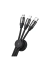 Kup Baseus USB 3-in-1 Kabel Car Co-Sharing Micro / USB-C / Lightning, 3.5A 1m (schwarz) - BSU766BLK - {ean13} - Sklep Home Screen
