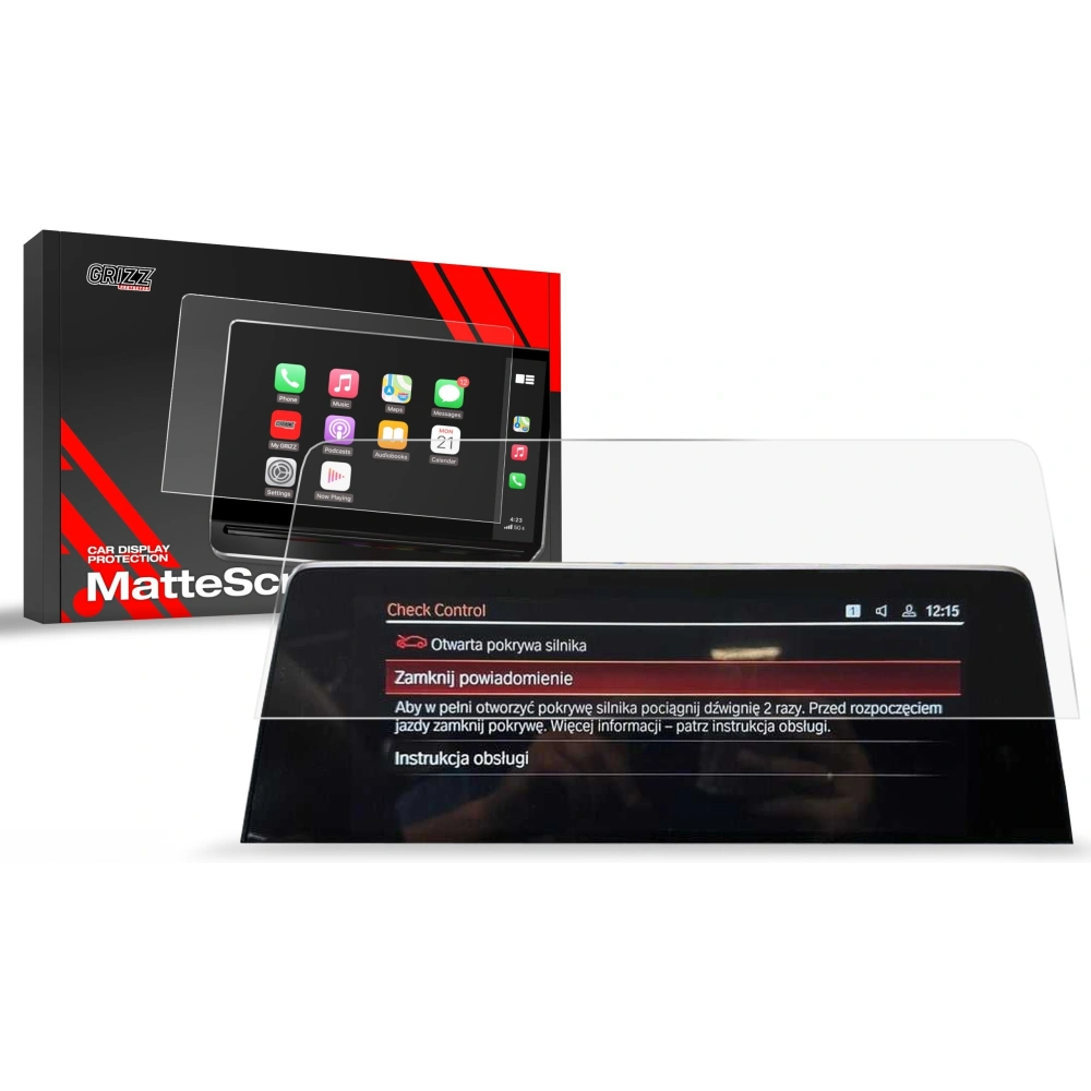 Folia matowa GrizzGlass CarDisplay Protection do BMW X3 G01 10,25" 2021-2024
