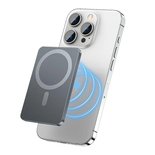Kup Magnetická powerbanka AWEI P112K MagSafe 5000mAh šedá/grey - AWEI197 - {ean13} - Sklep Home Screen