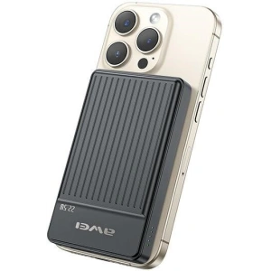 Kup Powerbank magnetyczny AWEI P33K MagSafe 10000mAh 22.5W czarny/black - AWEI198 - {ean13} - Sklep Home Screen