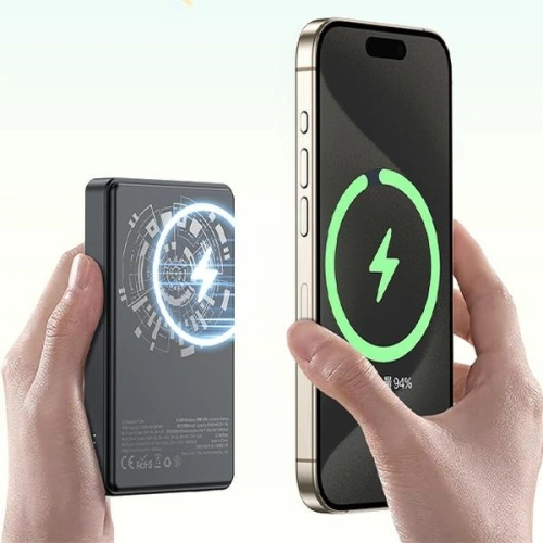 Kup Magnetická powerbanka AWEI P33K MagSafe 10000mAh 22.5W černá/black - AWEI198 - {ean13} - Sklep Home Screen