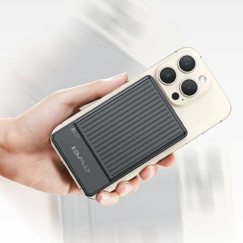 Kup AWEI P33K MagSafe 10000mAh 22.5W mágneses powerbank fekete - AWEI198 - {ean13} - Sklep Home Screen