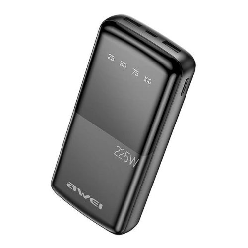 Kup AWEI P13K 20000mAh 22.5W Digitális Kijelző Powerbank fekete - AWEI200 - {ean13} - Sklep Home Screen