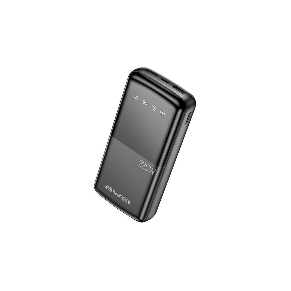 Powerbank AWEI P13K 20000mAh 22.5W Digital Display czarny/black