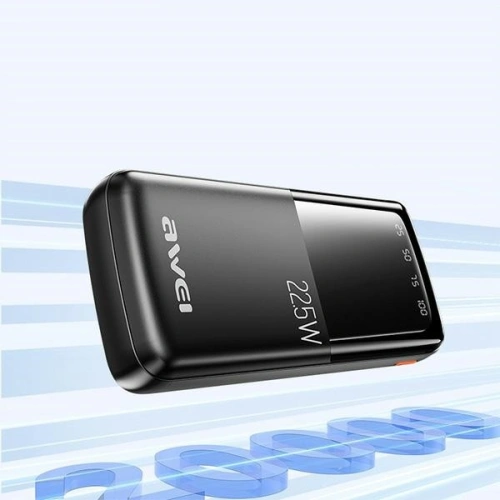 Kup AWEI P13K 20000mAh 22.5W Digitális Kijelző Powerbank fekete - AWEI200 - {ean13} - Sklep Home Screen