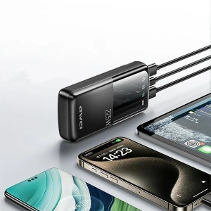 Kup Powerbank AWEI P13K 20000mAh 22.5W Digital Display czarny/black - AWEI200 - {ean13} - Sklep Home Screen