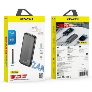 Kup Powerbank AWEI P20K 10000mAh czarny/black - AWEI201 - {ean13} - Sklep Home Screen