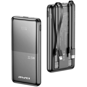 Kup Powerbank AWEI P76K 10000mAh 22.5W Digital Display czarny/black - AWEI202 - {ean13} - Sklep Home Screen