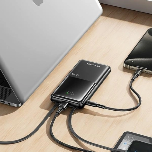 Kup Powerbank AWEI P76K 10000mAh 22.5W Digitalanzeige schwarz/black - AWEI202 - {ean13} - Sklep Home Screen