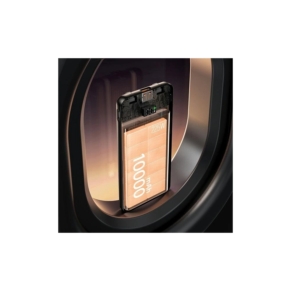 Powerbank AWEI P76K 10000mAh 22.5W Digital Display czarny/black