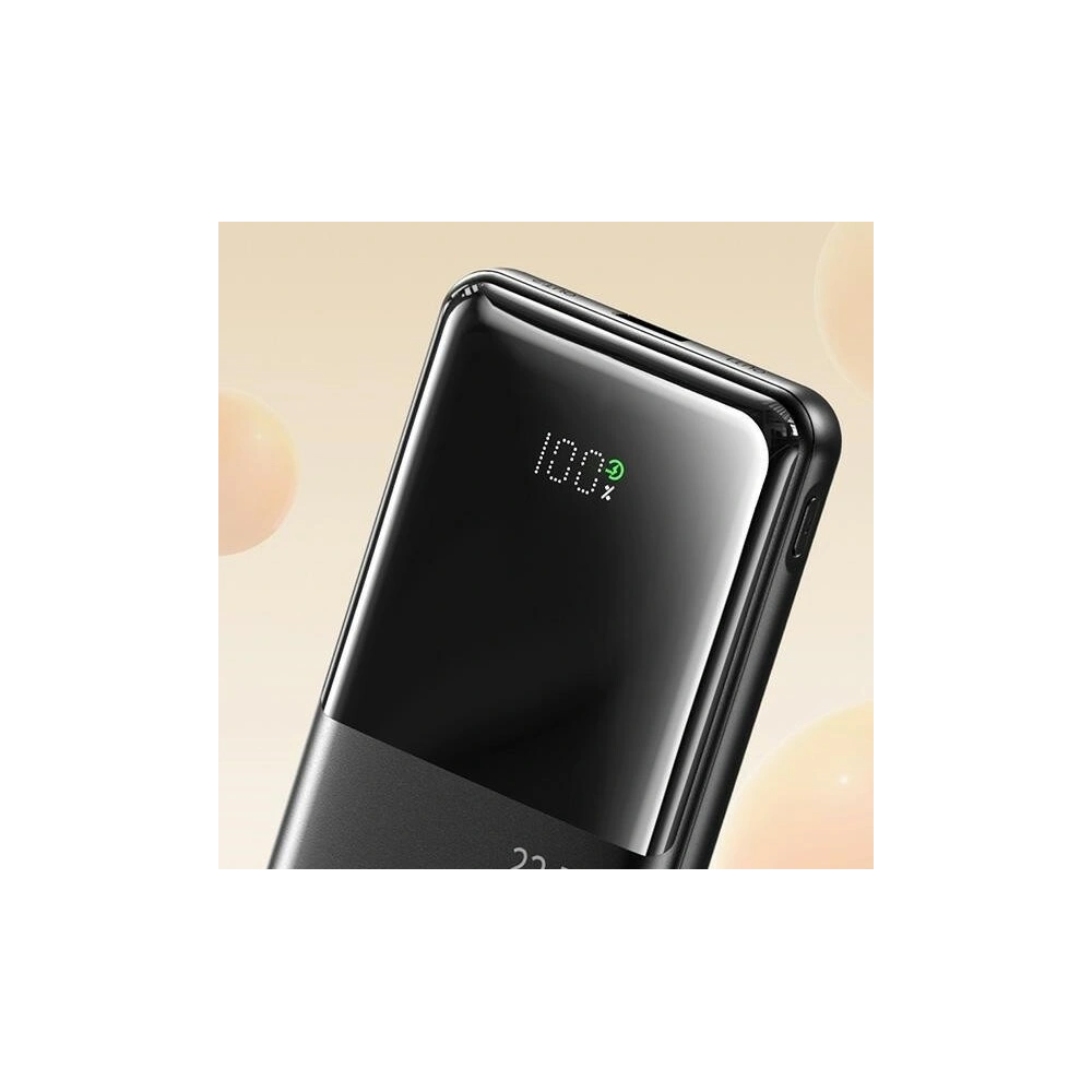 Powerbank AWEI P76K 10000mAh 22.5W Digital Display czarny/black