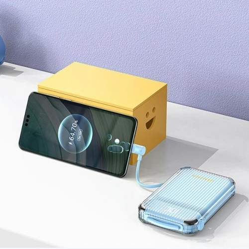 Kup AWEI P89K 10000mAh 38,5W powerbank fekete + USB-C / Lightning kábel - AWEI203 - {ean13} - Sklep Home Screen