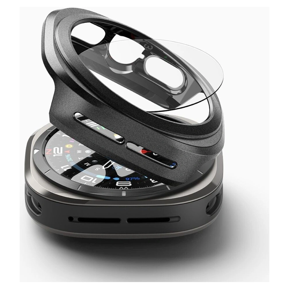 Etui + szkło Ringke Slim & Tempered Glass Galaxy Watch Ultra 47mm Titanium Black