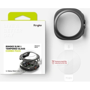 Kup Etui + üveg Ringke Slim & Edzett Üveg Galaxy Watch Ultra 47mm Titán Fekete - RGK2002 - {ean13} - Sklep Home Screen