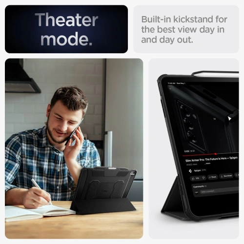 Kup Case Spigen Rugged Armor Pro Apple iPad Air 13" 2024 (6. Generation) Schwarz - SPN3463 - {ean13} - Sklep Home Screen