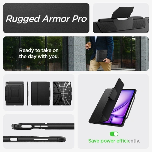 Kup Case Spigen Rugged Armor Pro Apple iPad Air 13" 2024 (6. Generation) Schwarz - SPN3463 - {ean13} - Sklep Home Screen