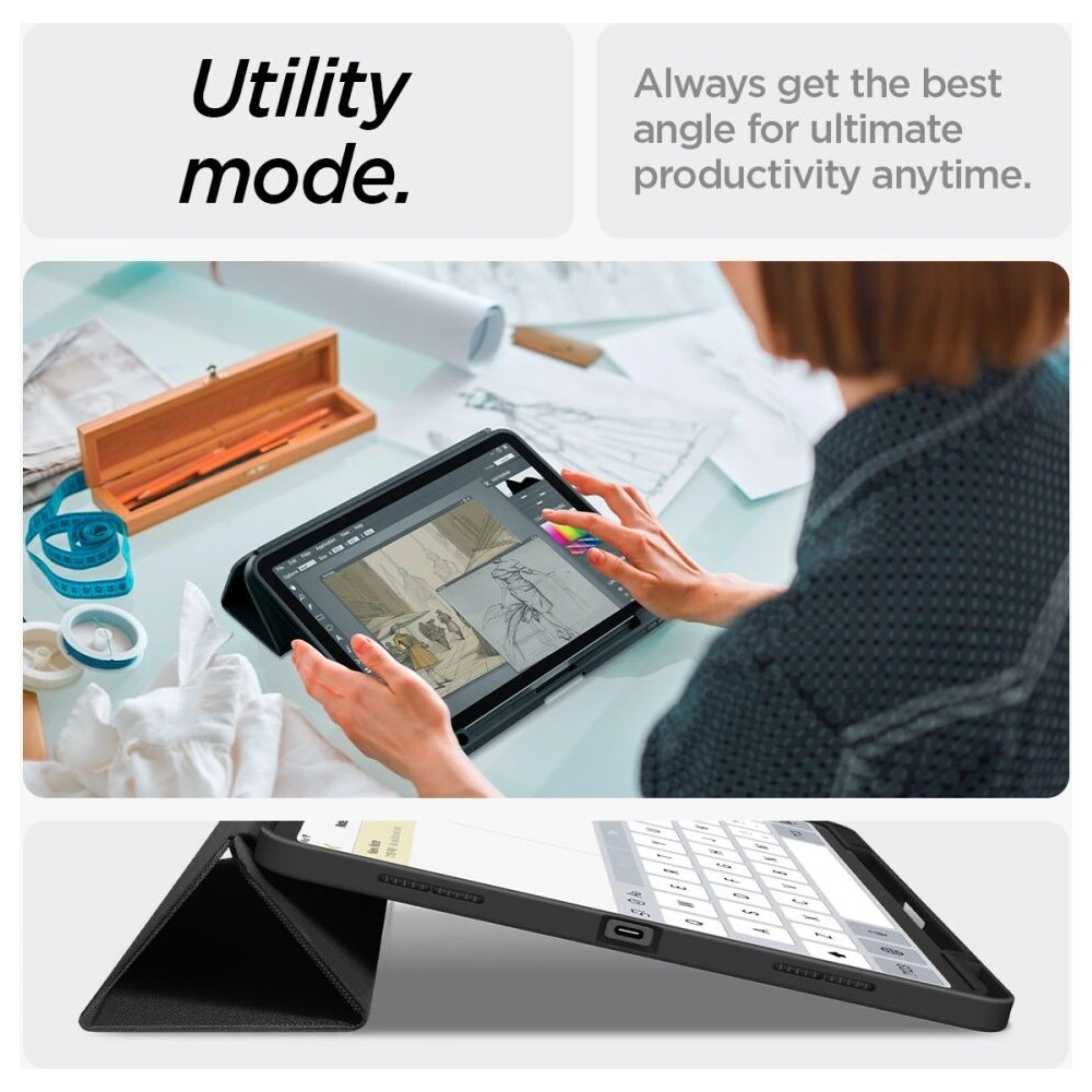 Etui Spigen Urban Fit Apple iPad Air 13" 2024 (6. generacji) Black