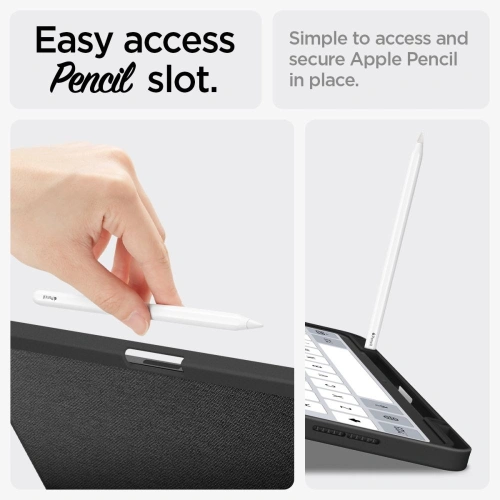 Kup Etui Spigen Urban Fit Apple iPad Air 13" 2024 (6. generacji) Black - SPN3464 - {ean13} - Sklep Home Screen