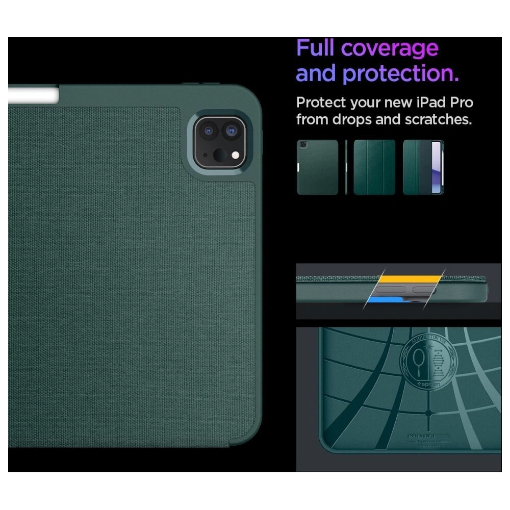 Etui Spigen Urban Fit Apple iPad Pro 11" 2024 (5. generacji) Midnight Green