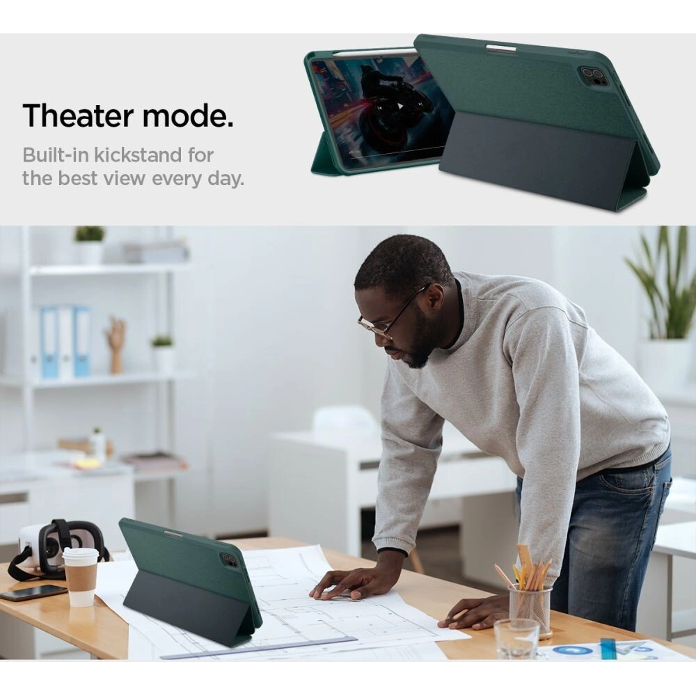 Etui Spigen Urban Fit Apple iPad Pro 11" 2024 (5. generacji) Midnight Green