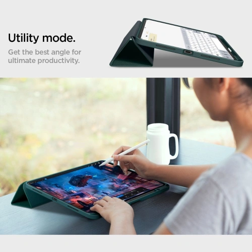 Kup Etui Spigen Urban Fit Apple iPad Pro 11" 2024 (a 5-a generație) Midnight Green - SPN3468 - {ean13} - Sklep Home Screen
