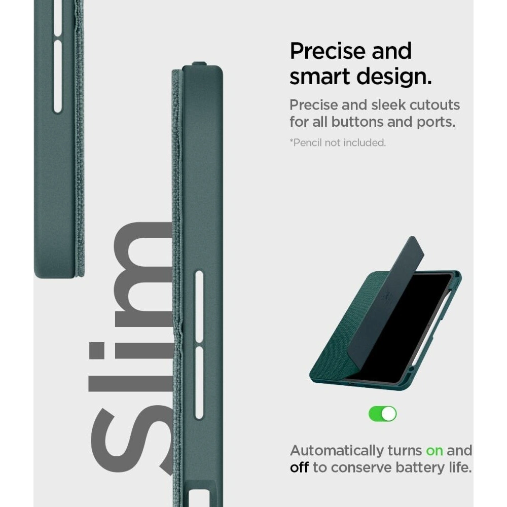 Etui Spigen Urban Fit Apple iPad Pro 11" 2024 (5. generacji) Midnight Green