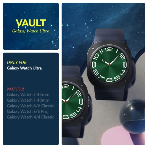 Kup Case Caseology Vault Samsung Galaxy Watch Ultra 47mm Matt Schwarz - SPN3469 - {ean13} - Sklep Home Screen