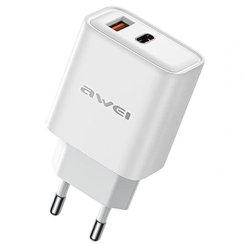 Buy AWEI PD81-EU wall charger 22.5W GaN white - AWEI205 - {ean13} - Home Screen Store Europe
