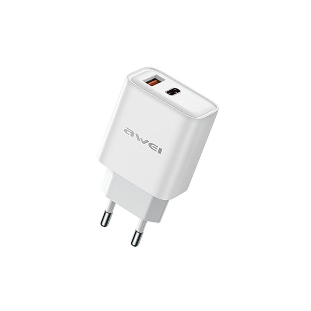 Ładowarka sieciowa AWEI PD81-EU 22.5W GaN biała/white
