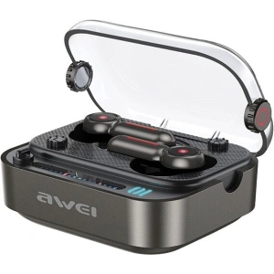 Kup Căști wireless in-ear AWEI T58 Bluetooth 5.3 ANC + stație de încărcare neagră/black - AWEI208 - {ean13} - Sklep Home Screen