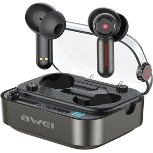 Buy AWEI T58 wireless headphones Bluetooth 5.3 ANC + docking station black - AWEI208 - {ean13} - Home Screen Store Europe