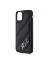 Kup Etui Karl Lagerfeld KLHCN61PQDSMGK Apple iPhone 11 / XR hardcase Diagonal Quilted Script černý/black - KLD2113 - {ean13} - Sklep Home Screen