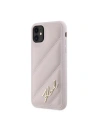 Buy Karl Lagerfeld KLHCN61PQDSMGP Apple iPhone 11 / XR hardcase Diagonal Quilted Script pink - KLD2114 - {ean13} - Home Screen Store Europe