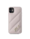 Kup Etui Karl Lagerfeld KLHCN61PQDSMGP Apple iPhone 11 / XR hardcase Diagonal Quilted Script roz/roz - KLD2114 - {ean13} - Sklep Home Screen
