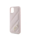 Kup Etui Karl Lagerfeld KLHCN61PQDSMGP Apple iPhone 11 / XR hardcase Diagonal Quilted Script różowy/pink - KLD2114 - {ean13} - Sklep Home Screen