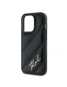Kup Etui Karl Lagerfeld KLHCP13LPQDSMGK Apple iPhone 13 Pro / 13 hardcase Diagonal Quilted Script černý/black - KLD2115 - {ean13} - Sklep Home Screen